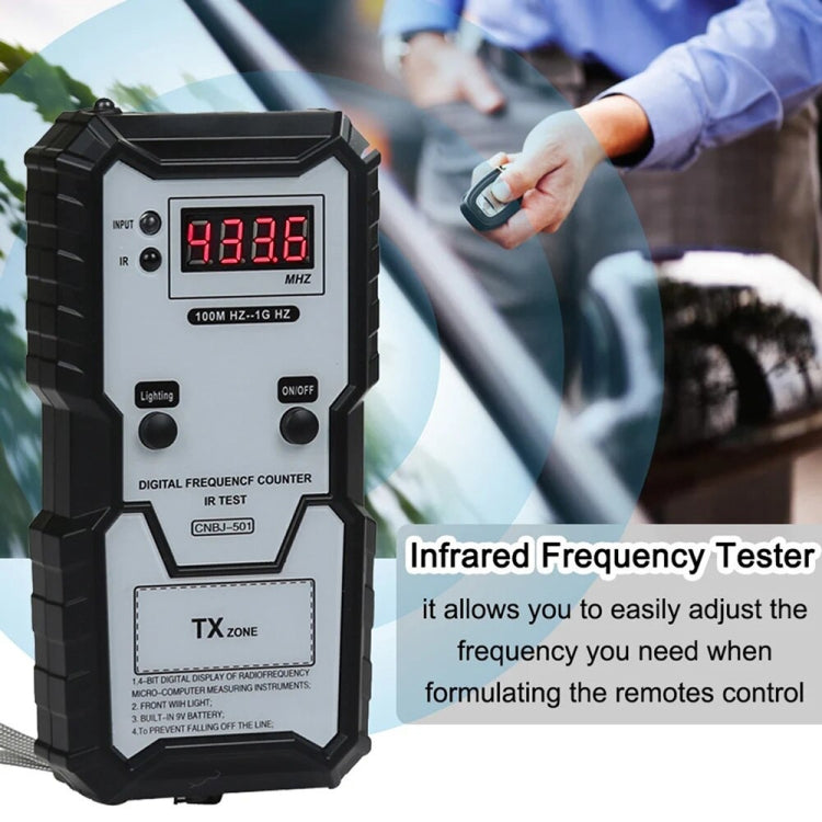 CNBJ-501 100M-1GHz Infrared Frequency Tester - Electronic Test by buy2fix | Online Shopping UK | buy2fix