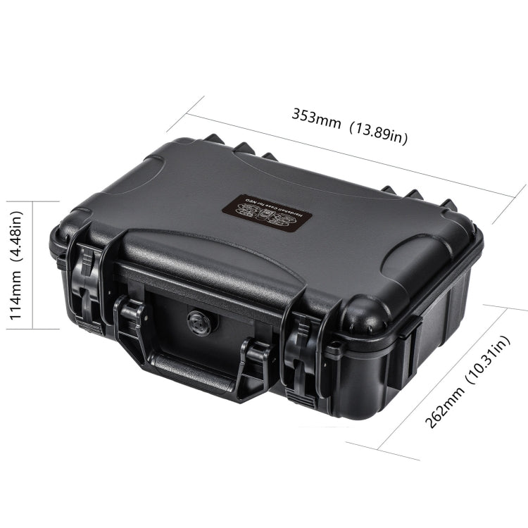 For DJI Neo STARTRC Waterproof PP Suitcase Shoulder Storage Box (Black) - Cases & Bags by STARTRC | Online Shopping UK | buy2fix