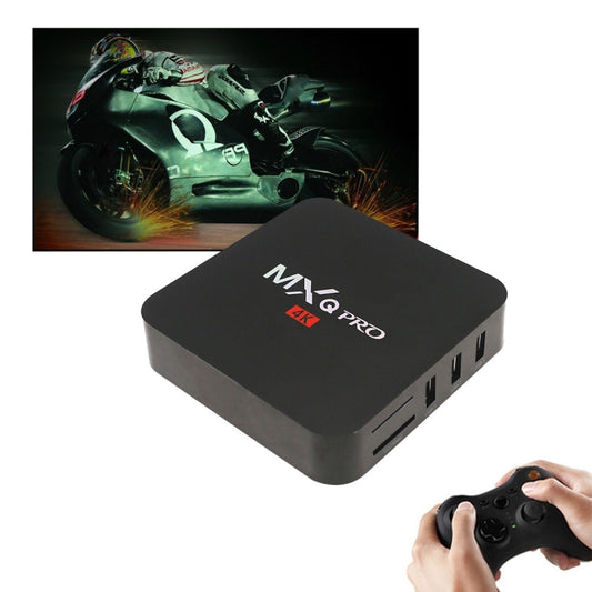 MXQ PROi 1080P 4K HD Smart TV BOX with Remote Controller, Android 7.1 S905W Quad Core Cortex-A53 Up to 2GHz, RAM: 2GB, ROM: 16GB, Support WiFi, AU Plug - Amlogic S905 by buy2fix | Online Shopping UK | buy2fix