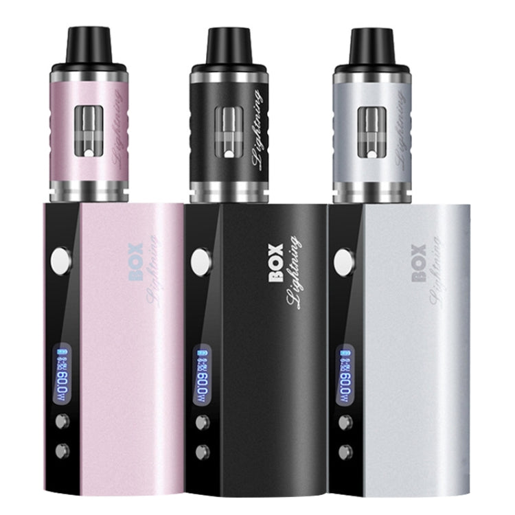 LEXINTONG BOX 80W 2600mAh Battery Electronic Cigarette Starter Kit Vape Pen Box Mod Vaporizer(Black) - Other E Cigarette Kits by buy2fix | Online Shopping UK | buy2fix