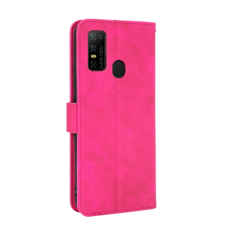 For DOOGEE N30 Solid Color Skin Feel Magnetic Buckle Horizontal Flip Calf Texture PU Leather Case with Holder & Card Slots & Wallet(Rose Red) - More Brand by buy2fix | Online Shopping UK | buy2fix