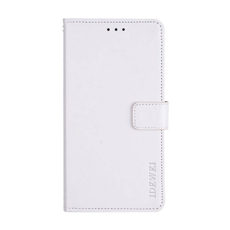 For Blackview A80 Plus idewei Crazy Horse Texture Horizontal Flip Leather Case with Holder & Card Slots & Wallet(White) - More Brand by idewei | Online Shopping UK | buy2fix