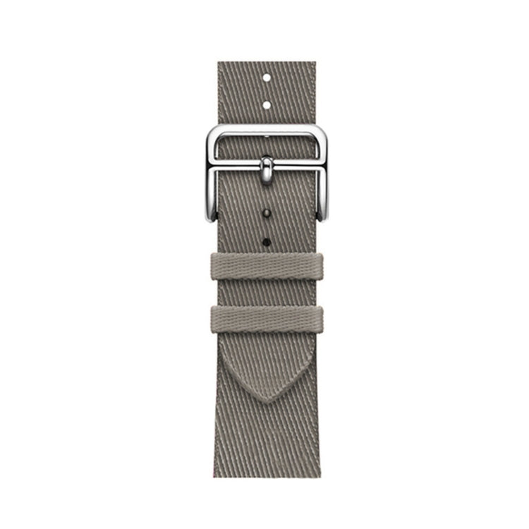 Two-color Nylon Braid Watch Band For Apple Watch Series 9&8&7 41mm / SE 3&SE 2&6&SE&5&4 40mm / 3&2&1 38mm(Grey) - Watch Bands by buy2fix | Online Shopping UK | buy2fix