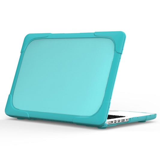 TPU + PC Two-color Anti-fall Laptop Protective Case For MacBook Pro Retina 13.3 inch A1502 / A1425(Sky Blue) - MacBook Pro Cases by buy2fix | Online Shopping UK | buy2fix