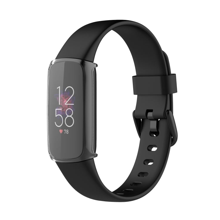 For Fitbit Luxe Full Coverage TPU Electroplating Protective Case Cover(Transparent) - Watch Cases by buy2fix | Online Shopping UK | buy2fix