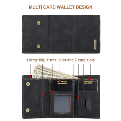 For Samsung Galaxy S20 Ultra DG.MING M1 Series 3-Fold Multi Card Wallet  Back Cover Shockproof Case with Holder Function(Black) - Galaxy Phone Cases by DG.MING | Online Shopping UK | buy2fix