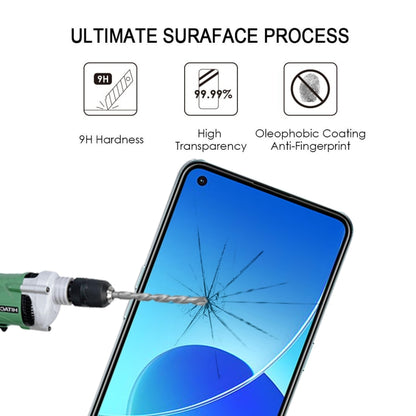 For OPPO Reno6 4G / Reno6 Z Full Glue Full Cover Screen Protector Tempered Glass Film - OPPO Tempered Glass by buy2fix | Online Shopping UK | buy2fix