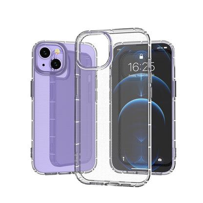 For iPhone 13 Airbag Four-Corner Full Coverage Shockproof TPU Case(Transparent) - iPhone 13 Cases by buy2fix | Online Shopping UK | buy2fix