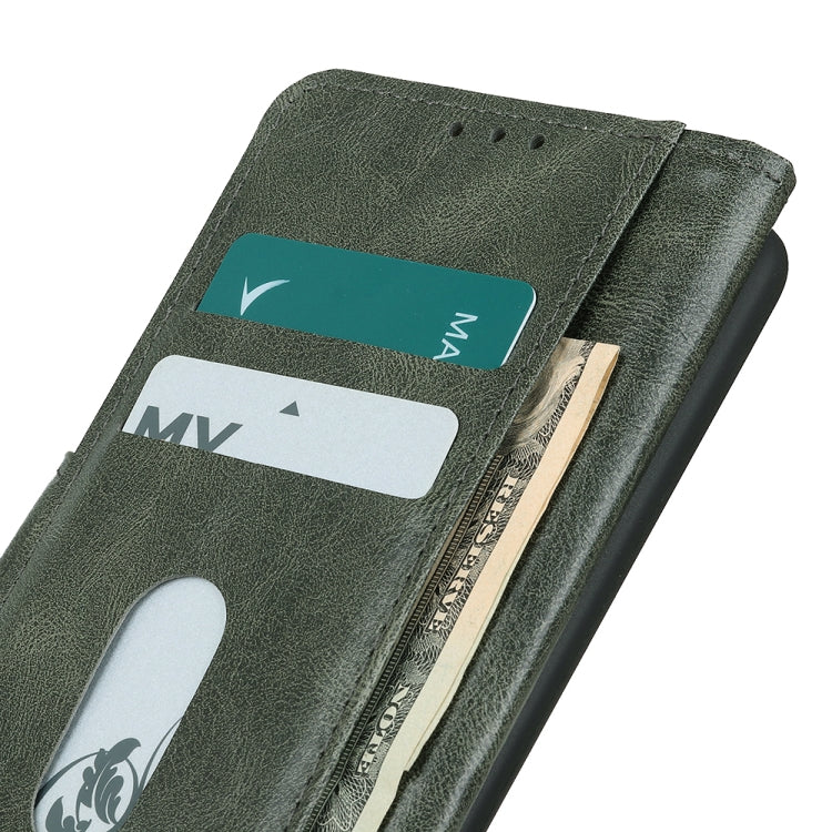 For Nokia XR20 5G Mirren Crazy Horse Texture Horizontal Flip Leather Case with Holder & Card Slots & Wallet(Dark Green) - Nokia Cases by buy2fix | Online Shopping UK | buy2fix