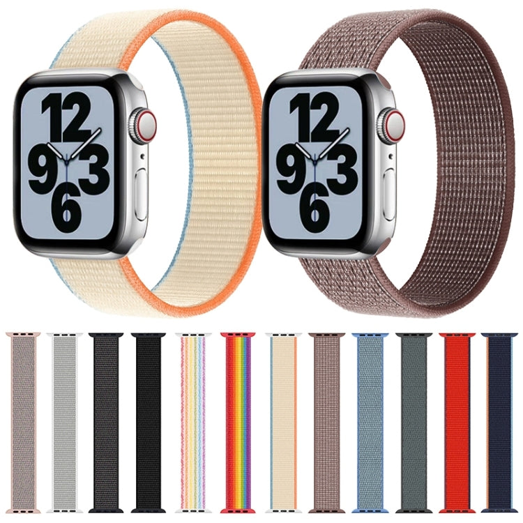 Single Lap Nylon Watch Band, Size: S 145mm For Apple Watch Ultra 49mm&Watch Ultra 2 49mm / Series 9&8&7 45mm / SE 3&SE 2&6&SE&5&4 44mm / 3&2&1 42mm(Seven Colors) - Watch Bands by buy2fix | Online Shopping UK | buy2fix