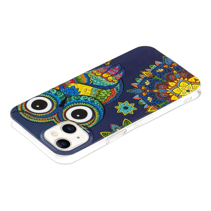 For iPhone 13 mini Luminous TPU Soft Protective Case (Blue Owl) - iPhone 13 mini Cases by buy2fix | Online Shopping UK | buy2fix