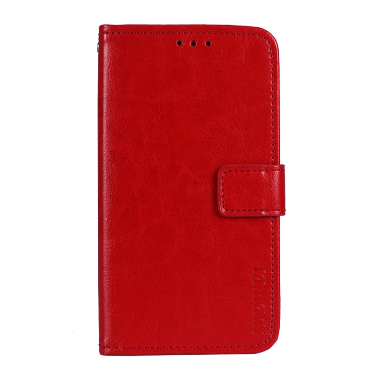 idewei Crazy Horse Texture Horizontal Flip Leather Case with Holder & Card Slots & Wallet For Motorola Edge 20(Red) - Motorola Cases by idewei | Online Shopping UK | buy2fix
