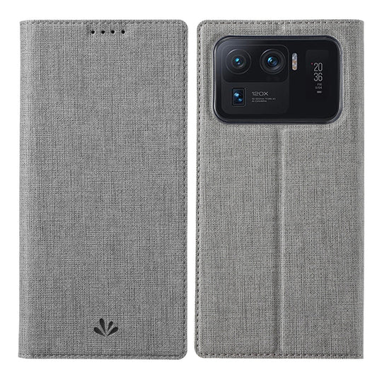For Xiaomi Mi 11 Ultra ViLi DMX Series Shockproof TPU + PU Leather Magnetic Attraction Horizontal Flip Case with Card Slot & Holder(Grey) - Xiaomi Cases by ViLi | Online Shopping UK | buy2fix