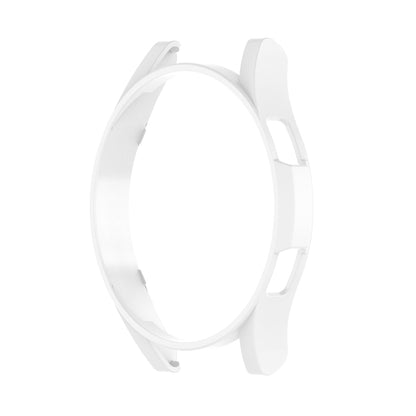 For Samsung Galaxy Watch4 Classic 46mm Half Coverage Hollowed PC Protective Case(White) - Watch Cases by buy2fix | Online Shopping UK | buy2fix