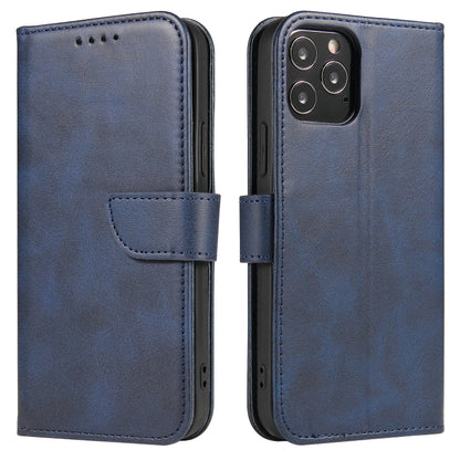 For iPhone 13 Pro Max Calf Texture Buckle Horizontal Flip Leather Case with Holder & Card Slots & Wallet (Blue) - iPhone 13 Pro Max Cases by buy2fix | Online Shopping UK | buy2fix