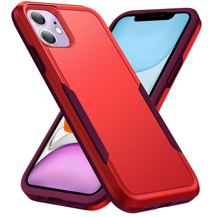 For iPhone 11 Pioneer Armor Heavy Duty Shockproof Phone Case (Red) - iPhone 11 Cases by buy2fix | Online Shopping UK | buy2fix