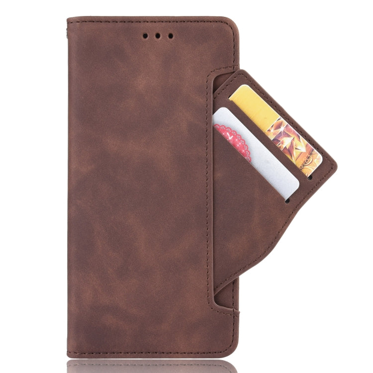For Doogee N40 Pro Skin Feel Calf Pattern Horizontal Flip Leather Case with Holder & Card Slots & Photo Frame(Brown) - More Brand by buy2fix | Online Shopping UK | buy2fix