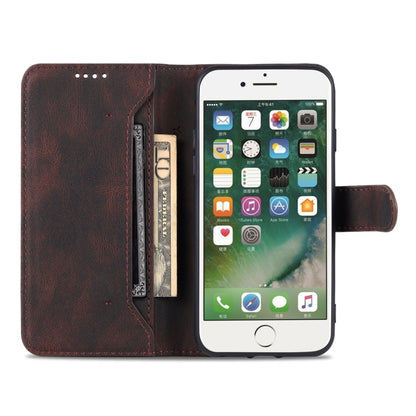 For iPhone SE 2022 / SE 2020 / 8 / 7 AZNS Dream II Skin Feel PU+TPU Horizontal Flip Leather Case with Holder & Card Slots & Wallet(Coffee) - iPhone SE 2022 / 2020 / 8 / 7 Cases by AZNS | Online Shopping UK | buy2fix