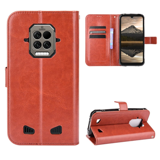 For Doogee S86 / S86 Pro Crazy Horse Texture Horizontal Flip Leather Case with Holder & Card Slots & Lanyard(Brown) - More Brand by buy2fix | Online Shopping UK | buy2fix