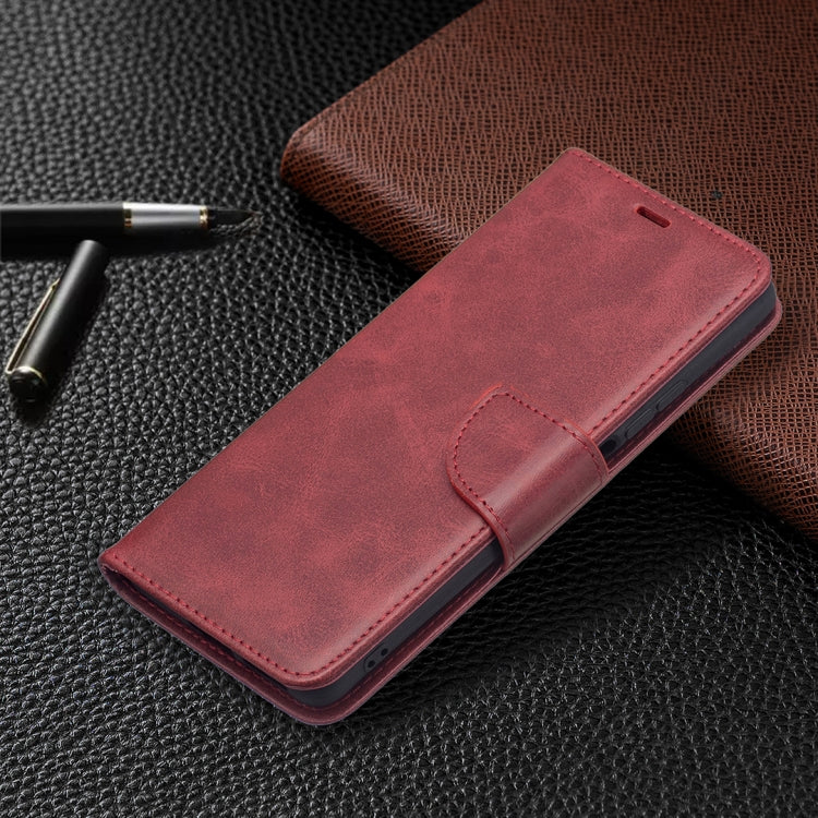 For Xiaomi Mi 11T Retro Lambskin Texture Pure Color Horizontal Flip PU Leather Case with Holder & Card Slots & Wallet & Lanyard(Red) - Xiaomi Cases by buy2fix | Online Shopping UK | buy2fix