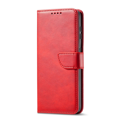 For Samsung Galaxy S21+ 5G Calf Texture Buckle Horizontal Flip Leather Case with Holder & Card Slots & Wallet(Red) - Galaxy S21+ 5G Cases by buy2fix | Online Shopping UK | buy2fix