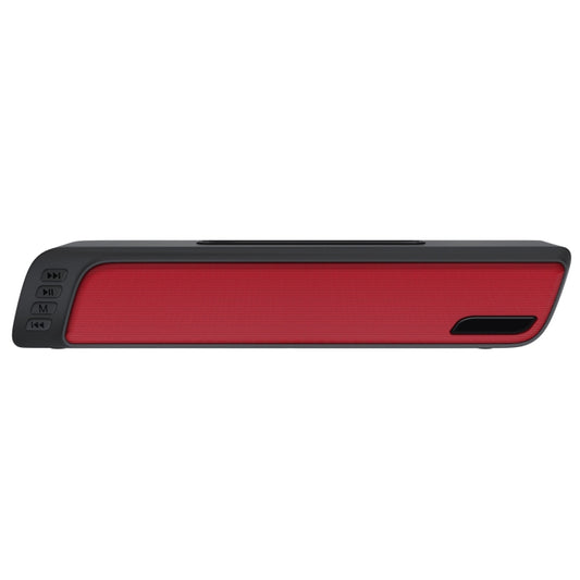 NewRixing NR-7018 Outdoor Portable Bluetooth Speaker with Phone Holder, Support Hands-free Call / TF Card / FM / U Disk(Red) - Desktop Speaker by NewRixing | Online Shopping UK | buy2fix