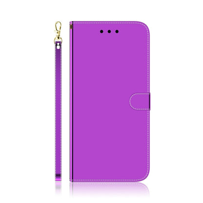 For Nokia 6.2 / 7.2 Imitated Mirror Surface Horizontal Flip Leather Case with Holder & Card Slots & Wallet & Lanyard(Purple) - Nokia Cases by buy2fix | Online Shopping UK | buy2fix