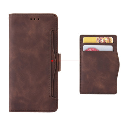 For Doogee S88 Plus / S88 Pro Skin Feel Calf Pattern Horizontal Flip Leather Case with Holder & Card Slots & Photo Frame(Brown) - More Brand by buy2fix | Online Shopping UK | buy2fix