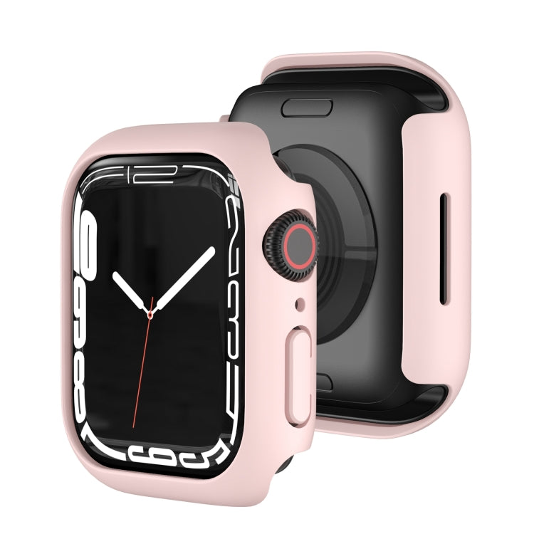 Shockproof TPU Protective Case For Apple Watch Series 9 / 8 / 7 41mm(Pink) - Watch Cases by buy2fix | Online Shopping UK | buy2fix