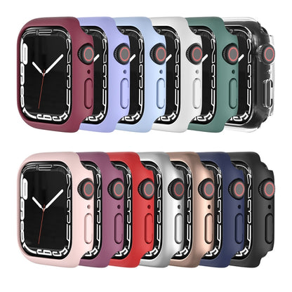 Shockproof TPU Protective Case For Apple Watch Series 9 / 8 / 7 41mm(Pink) - Watch Cases by buy2fix | Online Shopping UK | buy2fix