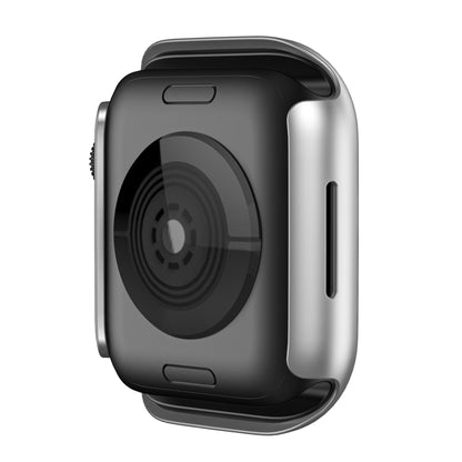 Shockproof TPU Protective Case For Apple Watch Series 9 / 8 / 7 45mm(Silver) - Watch Cases by buy2fix | Online Shopping UK | buy2fix
