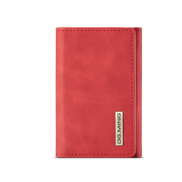 DG.MING M1 Series 3-Fold Multi Card Wallet(Red) - Wallets by DG.MING | Online Shopping UK | buy2fix