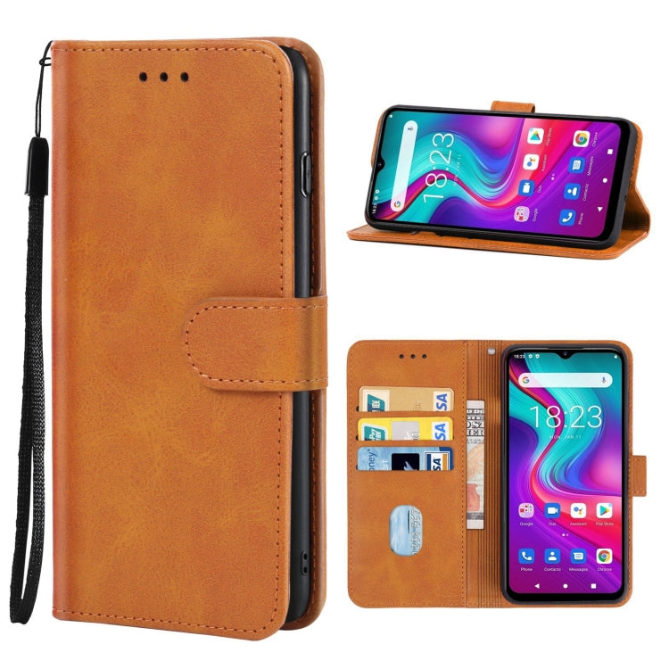 Leather Phone Case For Doogee X96 Pro(Brown) - More Brand by buy2fix | Online Shopping UK | buy2fix