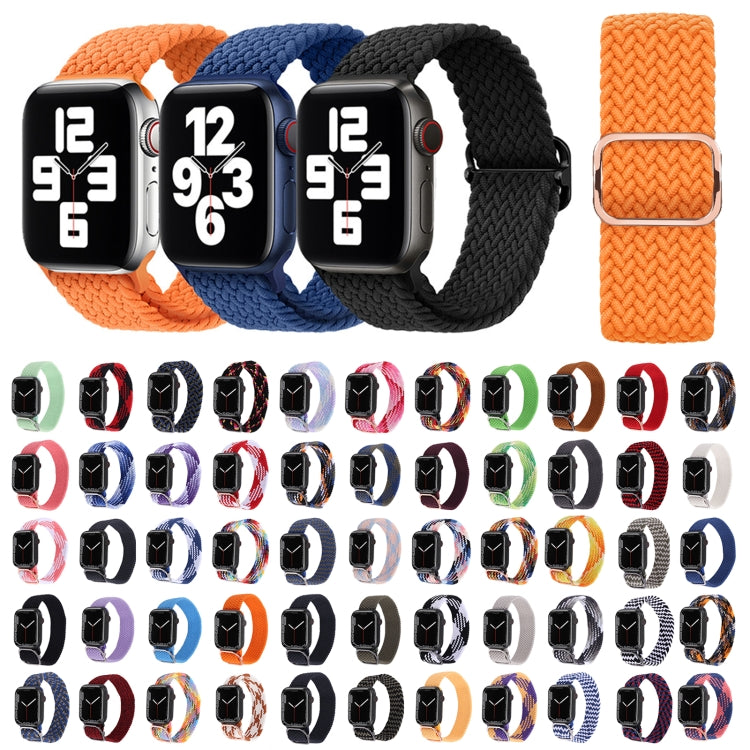 Nylon Braid Strap Watch Band For Apple Watch Ultra 49mm&Watch Ultra 2 49mm / Series 9&8&7 45mm / SE 3&SE 2&6&SE&5&4 44mm / 3&2&1 42mm(54) - Watch Bands by buy2fix | Online Shopping UK | buy2fix