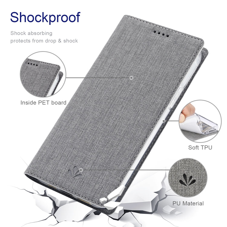 For iPhone 13 Pro ViLi DMX Series Shockproof Magsafe Magnetic Horizontal Flip Leather Phone Case (Grey) - iPhone 13 Pro Cases by ViLi | Online Shopping UK | buy2fix