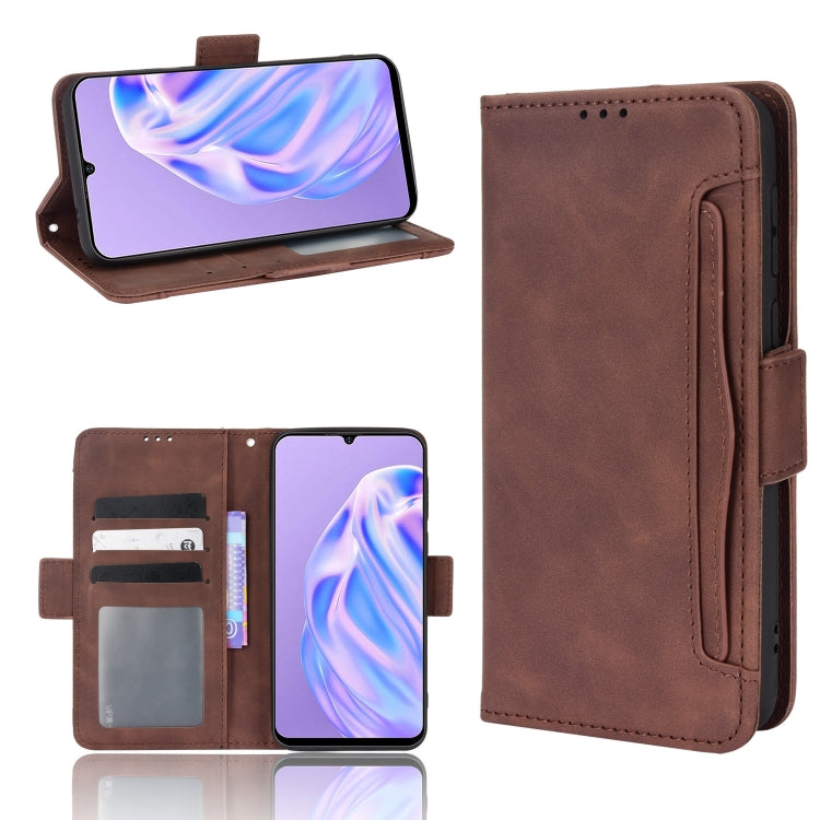 For Ulefone Note 6 / Note 6P Skin Feel Calf Pattern Leather Phone Case(Brown) - Ulefone Cases by buy2fix | Online Shopping UK | buy2fix