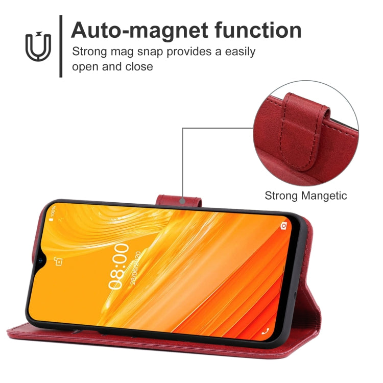 Leather Phone Case For Ulefone Note 8(Red) - Ulefone Cases by buy2fix | Online Shopping UK | buy2fix