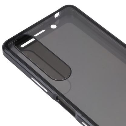 For Sony Xperia 1 III Anti-peeping Magnetic Double-sided Tempered Glass Phone Case(Black) - Sony Cases by buy2fix | Online Shopping UK | buy2fix