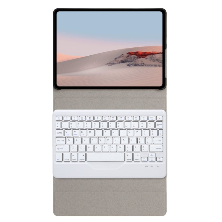 SFGO Tree Texture Bluetooth Keyboard Leather Case For Microsoft Surface Go 4 / 3 / 2 / 1(Black + White) - Others Keyboard by buy2fix | Online Shopping UK | buy2fix