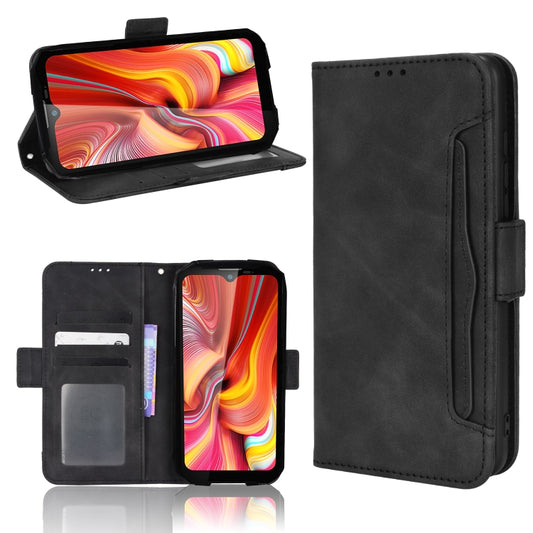 For Doogee S96 Pro Skin Feel Calf Pattern Leather Phone Case(Black) - Doogee Cases by buy2fix | Online Shopping UK | buy2fix