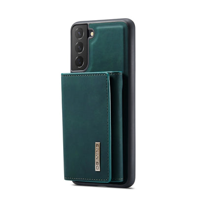 For Samsung Galaxy S22 5G DG.MING M1 Series 3-Fold Multi Card Wallet Phone Case(Green) - Galaxy S22 5G Cases by DG.MING | Online Shopping UK | buy2fix