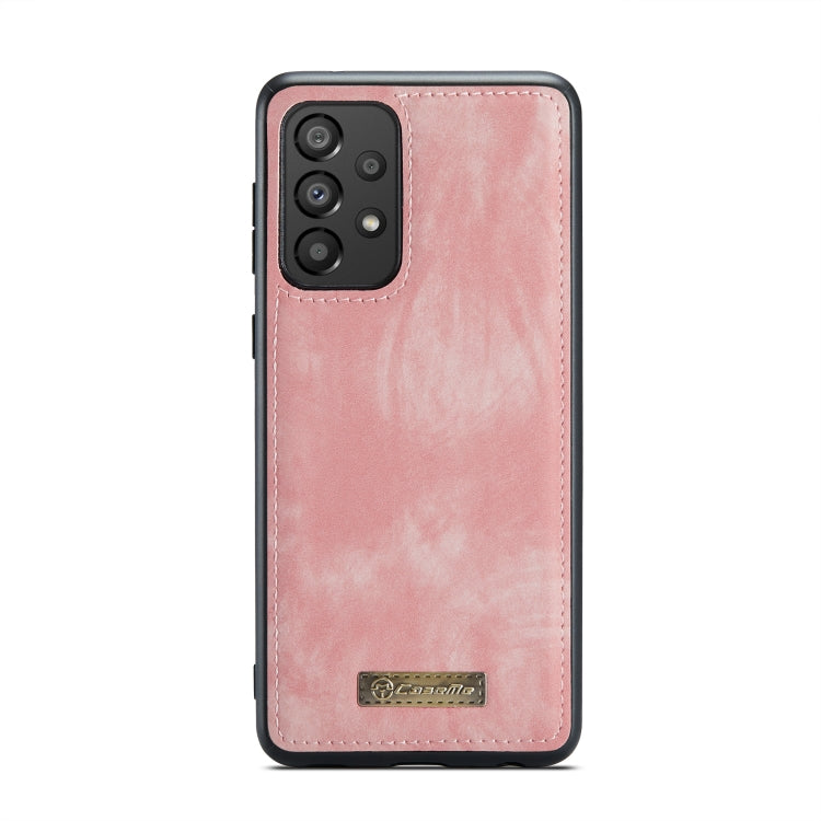 For Samsung Galaxy A33 5G CaseMe-008 Detachable Multifunctional Horizontal Flip Leather Case (Pink) - Galaxy Phone Cases by CaseMe | Online Shopping UK | buy2fix