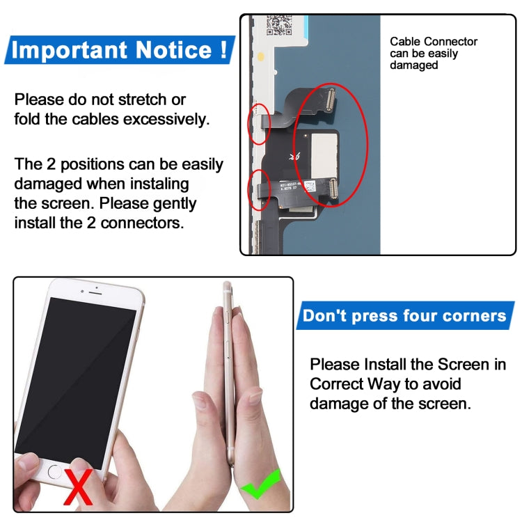 JK inell LCD Screen For iPhone XS Max - LCD Related Parts by JK | Online Shopping UK | buy2fix