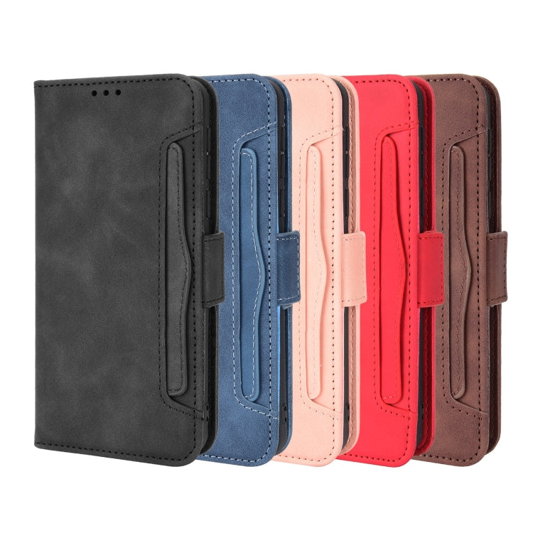 For Blackview A95 Skin Feel Calf Texture Card Slots Leather Phone Case(Black) - More Brand by buy2fix | Online Shopping UK | buy2fix