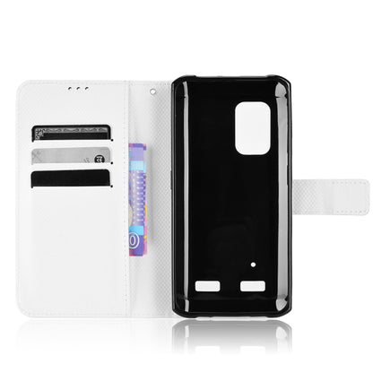 For Ulefone Armor X10 / X10 Pro Diamond Texture Leather Phone Case(White) - Ulefone Cases by buy2fix | Online Shopping UK | buy2fix