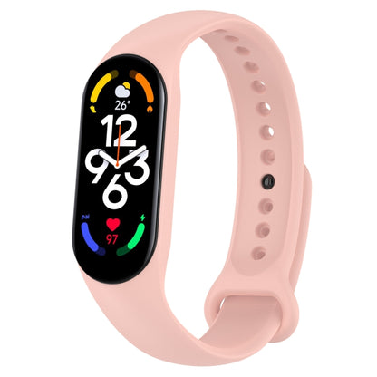 For Xiaomi Mi Band 7 / 7NFC / 6 / 6 NFC / 5 / 5 NFC / Amazfit Band 5 Official Silicone Watch Band(Pink) - Watch Bands by buy2fix | Online Shopping UK | buy2fix
