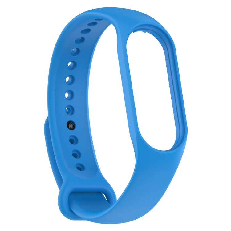 For Xiaomi Mi Band 7 / 7NFC / 6 / 6 NFC / 5 / 5 NFC / Amazfit Band 5 Official Silicone Watch Band(Dark Blue) - Watch Bands by buy2fix | Online Shopping UK | buy2fix