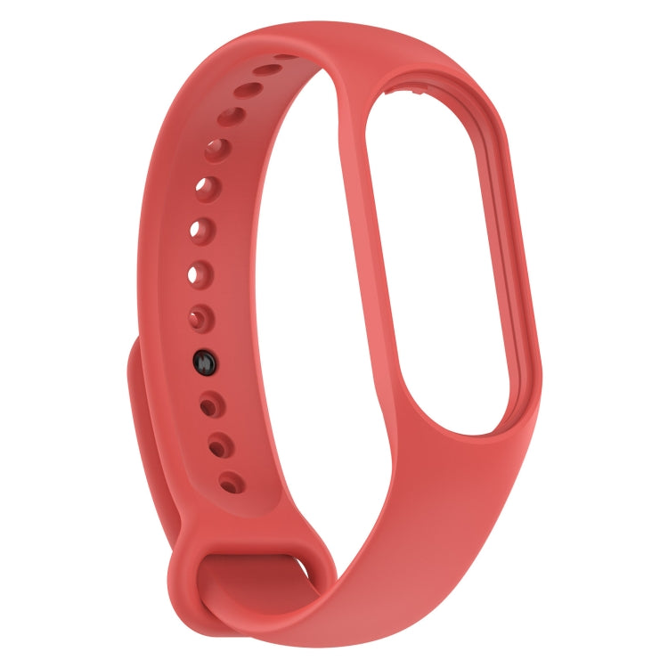 For Xiaomi Mi Band 7 / 7NFC / 6 / 6 NFC / 5 / 5 NFC / Amazfit Band 5 Official Silicone Watch Band(True Red) - Watch Bands by buy2fix | Online Shopping UK | buy2fix