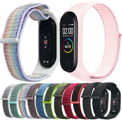 For Xiaomi Mi Band 7 Nylon Weave Watch Band(Colorful) - Watch Bands by buy2fix | Online Shopping UK | buy2fix