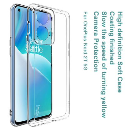 For OnePlus Nord 2T 5G IMAK UX-10 Series Transparent Shockproof TPU Phone Case(Transparent) - OnePlus Cases by imak | Online Shopping UK | buy2fix